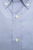 Robert Friedman Light Blue Cotton Men Shirt Robert Friedman