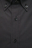 Robert Friedman Black Cotton Men Shirt Robert Friedman