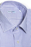 Robert Friedman Burgundy Cotton Men Shirt Robert Friedman