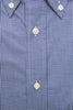 Robert Friedman Blue Cotton Men Shirt Robert Friedman
