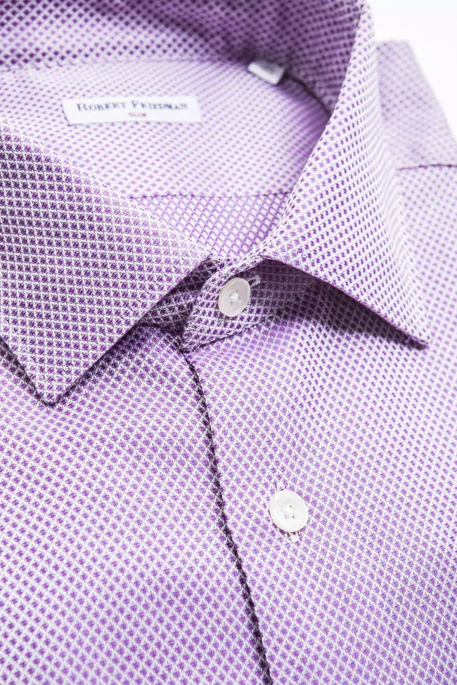 Robert Friedman Multicolor Cotton Men Shirt Robert Friedman