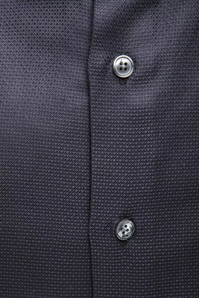 Robert Friedman Blue Cotton Men's Shirt Robert Friedman