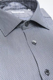Robert Friedman Blue Cotton Men Shirt Robert Friedman