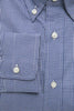 Robert Friedman Blue Cotton Men Shirt Robert Friedman