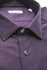 Robert Friedman Burgundy Cotton Men Shirt Robert Friedman