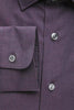 Robert Friedman Burgundy Cotton Men Shirt Robert Friedman
