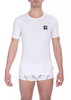 Bikkembergs White Cotton Men's T-Shirt Bikkembergs