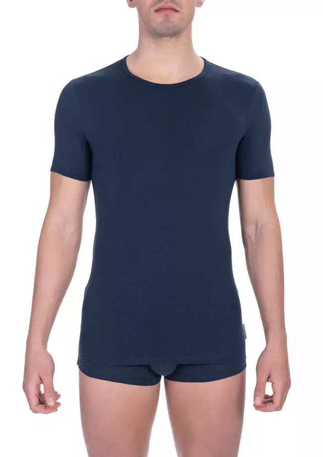 Bikkembergs Blue Cotton Men's T-Shirt Bikkembergs