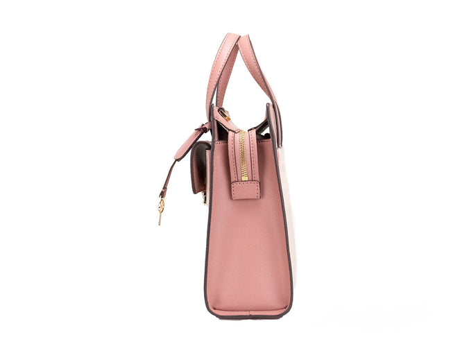 Michael Kors Cece Small Pink PVC North South Flap Tote Crossbody Bag Purse Michael Kors