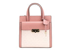 Michael Kors Cece Small Pink PVC North South Flap Tote Crossbody Bag Purse Michael Kors