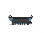 Michael Kors Cooper Large Blue Multi Leather Embroidered Logo Utility Belt Bag Michael Kors