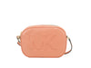 Michael Kors Jet Set Travel Medium Sherbert Leather Oval Camera Crossbody Bag Michael Kors