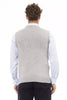 Alpha Studio Gray Viscose Men Jacket Alpha Studio