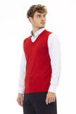 Alpha Studio Red Viscose Men's Jacket Alpha Studio