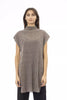 Alpha Studio Brown Wool Women Sweater Alpha Studio