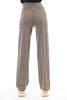 Alpha Studio Brown Wool Women Pant Alpha Studio