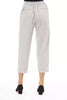 Alpha Studio Gray Wool Women Pants Alpha Studio