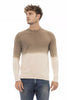 Alpha Studio Beige Alpaca Men Sweater Alpha Studio