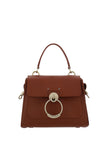 Chloé Elegant Sepia Brown Calfskin Shoulder Handbag Chloé