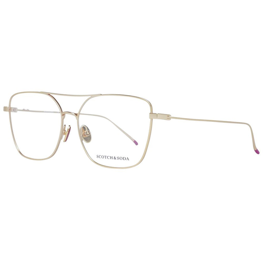 Scotch & Soda Gold Metal Glasses (Frames) Scotch & Soda