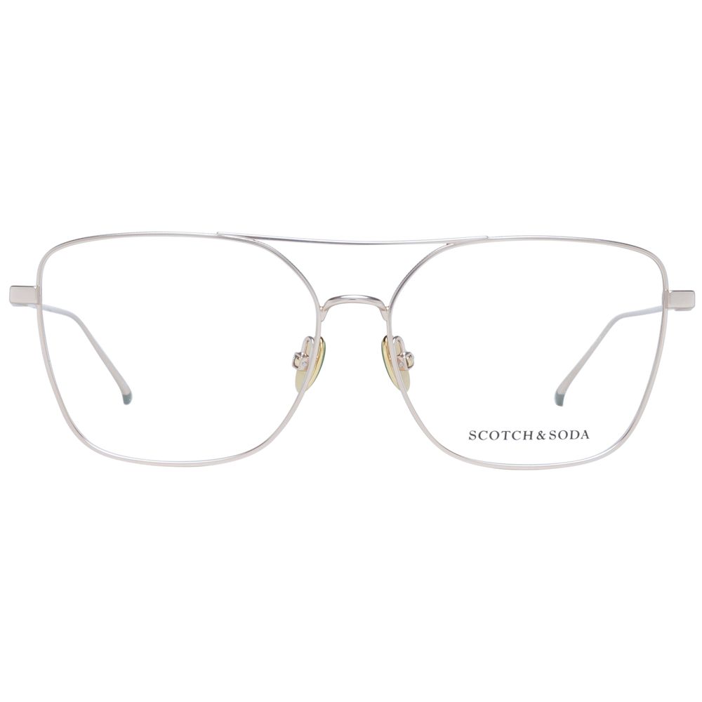 Scotch & Soda Gold Women Glasses Frame Scotch & Soda