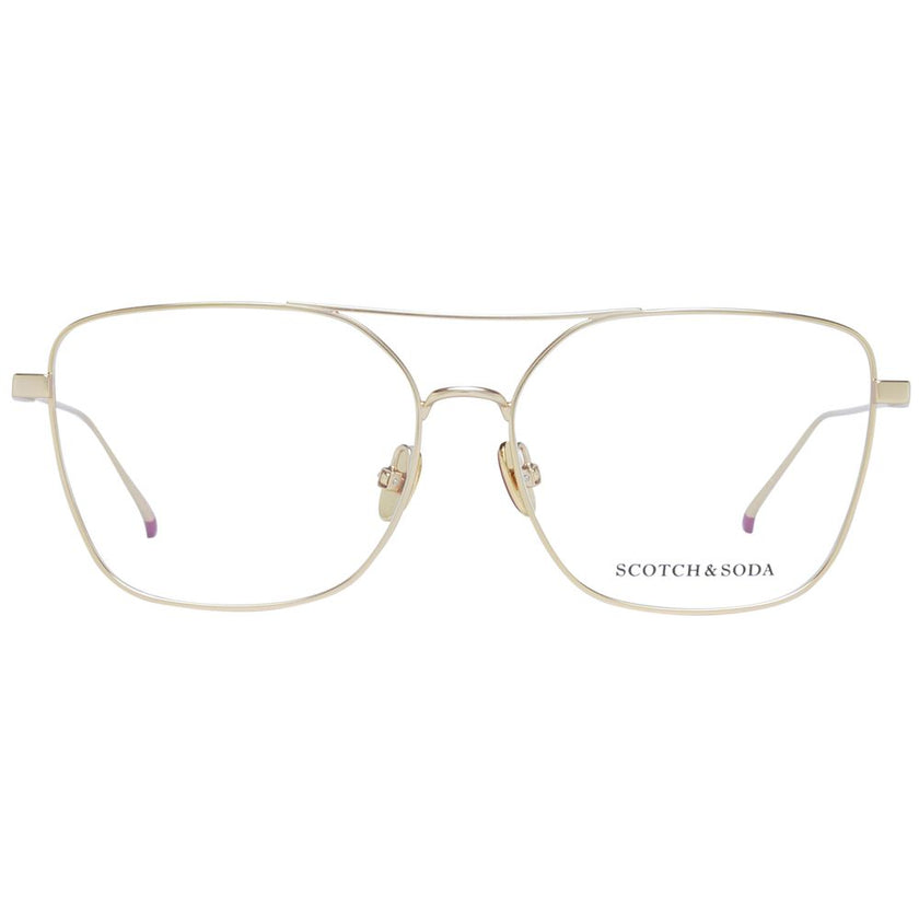 Scotch & Soda Gold Metal Glasses (Frames) Scotch & Soda