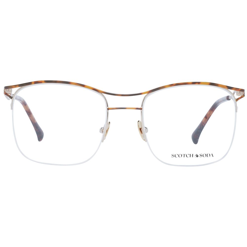 Scotch & Soda Brown Men Glasses Frame Scotch & Soda