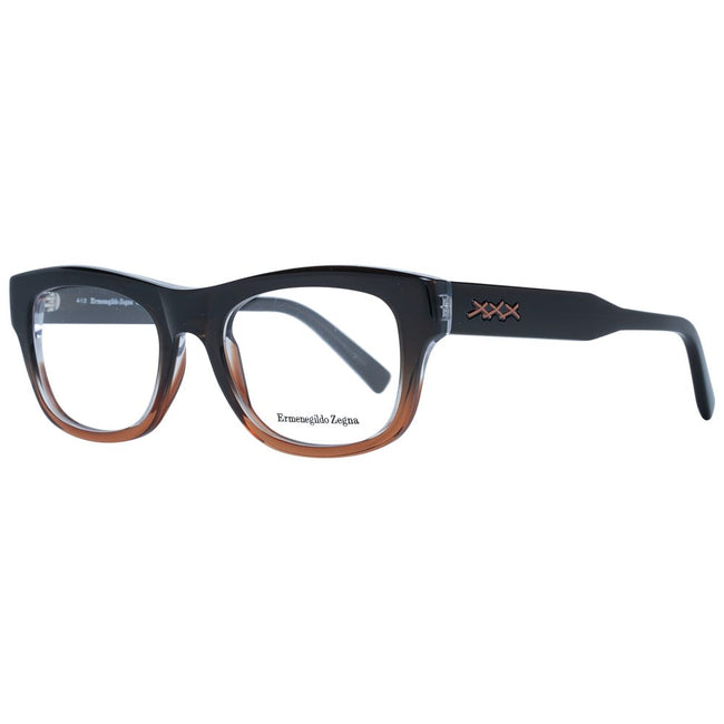 Ermenegildo Zegna Brown Men Glasses Frame Ermenegildo Zegna