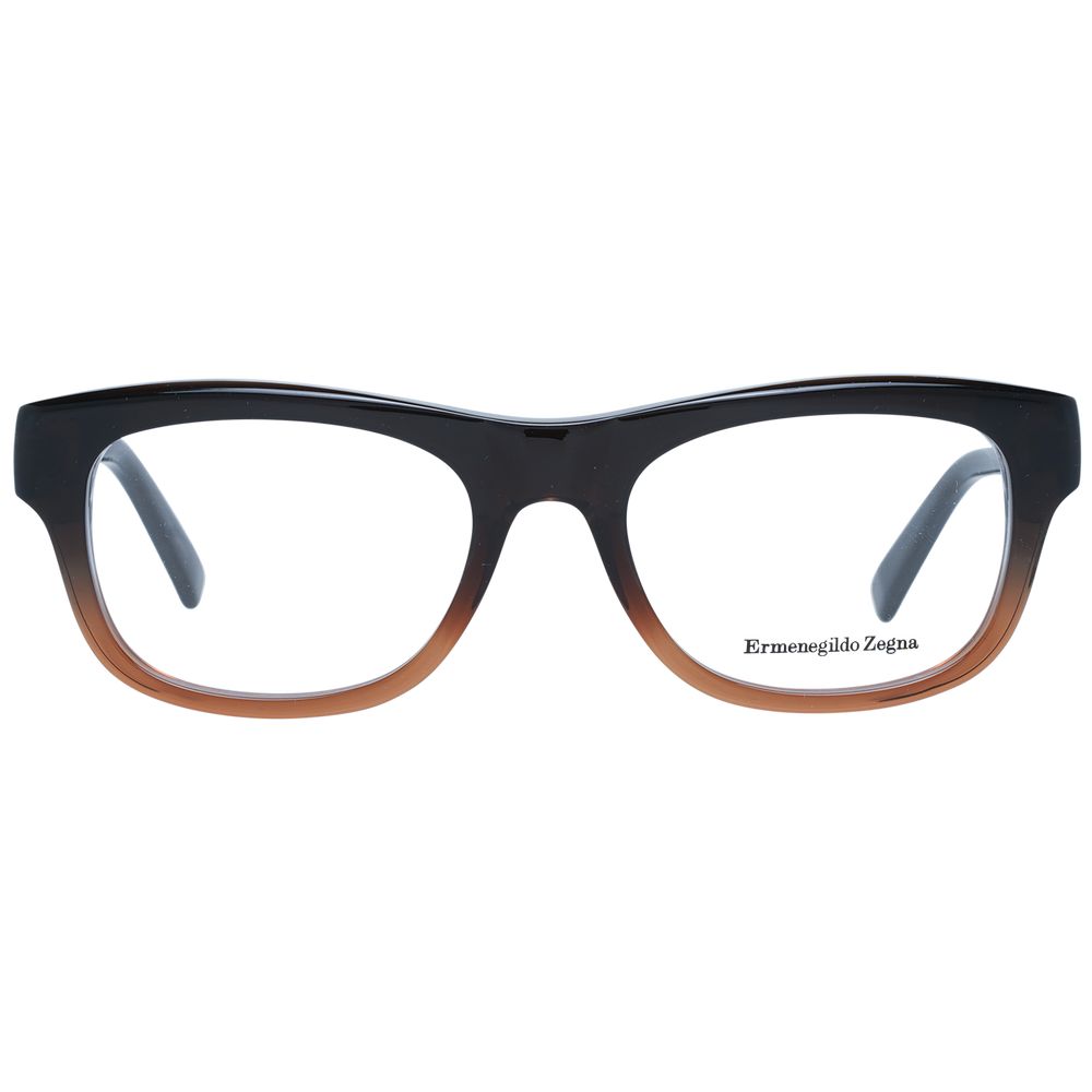Ermenegildo Zegna Brown Men Glasses Frame Ermenegildo Zegna