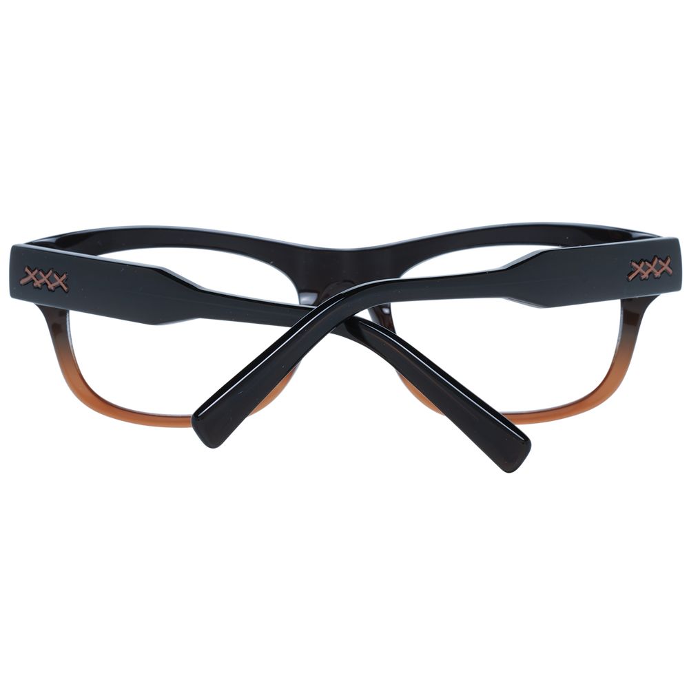Ermenegildo Zegna Brown Men Glasses Frame Ermenegildo Zegna