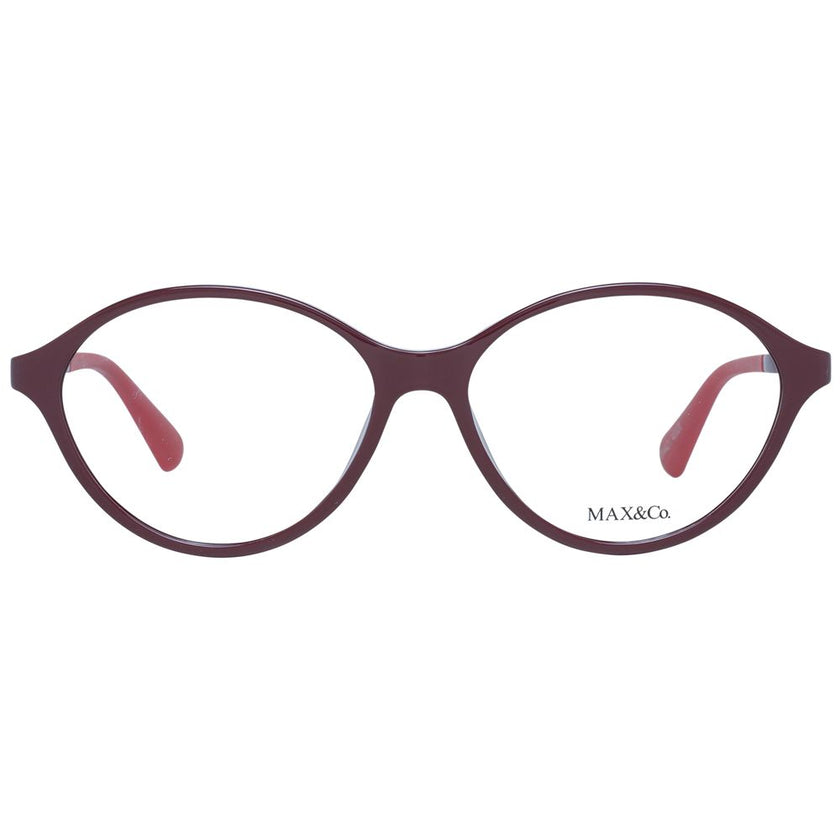 Max & Co Burgundy Plastic Glasses (Frames) Max & Co