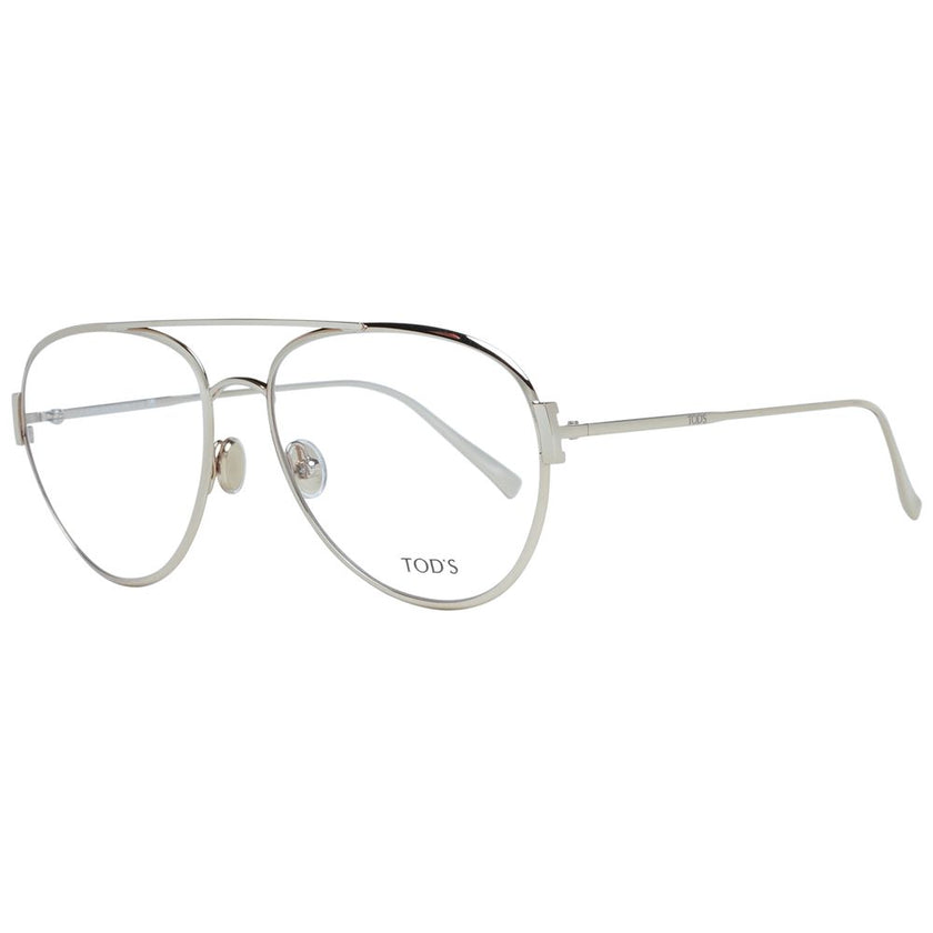 Tod's Gold Metal Glasses (Frames) Tod's