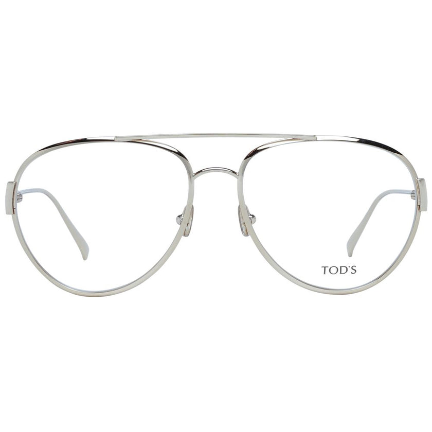 Tod's Gold Metal Glasses (Frames) Tod's