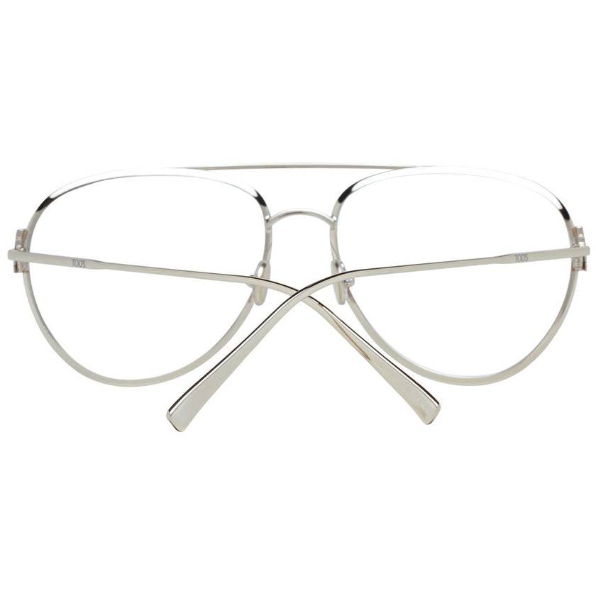 Tod's Gold Metal Glasses (Frames) Tod's
