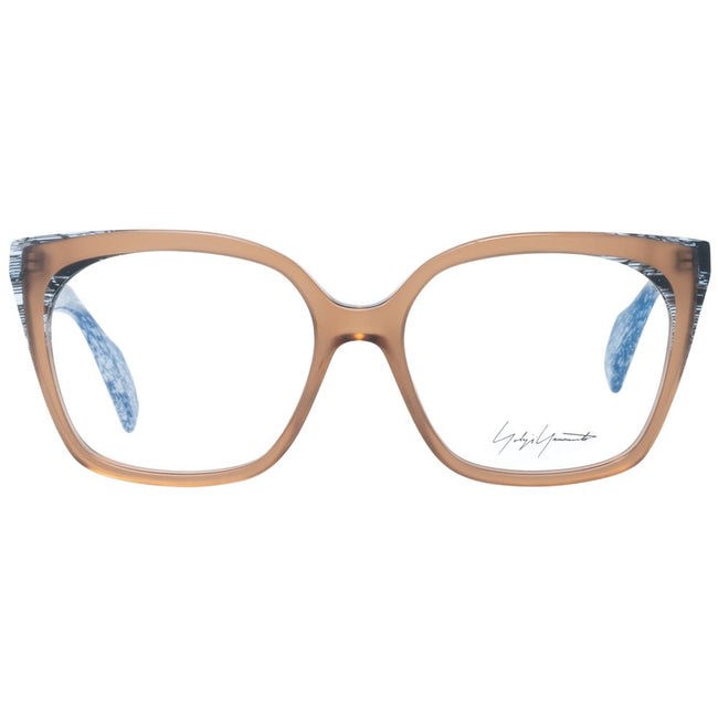 Yohji Yamamoto Brown Women Glasses Frame Yohji Yamamoto