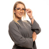 Yohji Yamamoto Brown Women Glasses Frame Yohji Yamamoto