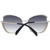 Emilio Pucci Gold Women Sunglass Emilio Pucci