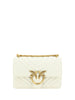 PINKO Elegant White Mini Love Shoulder Bag PINKO