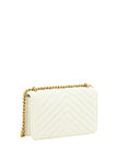 PINKO Elegant White Mini Love Shoulder Bag PINKO