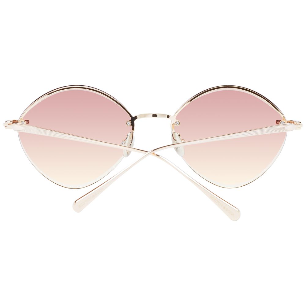 Scotch & Soda Gold Women Sunglass Scotch & Soda