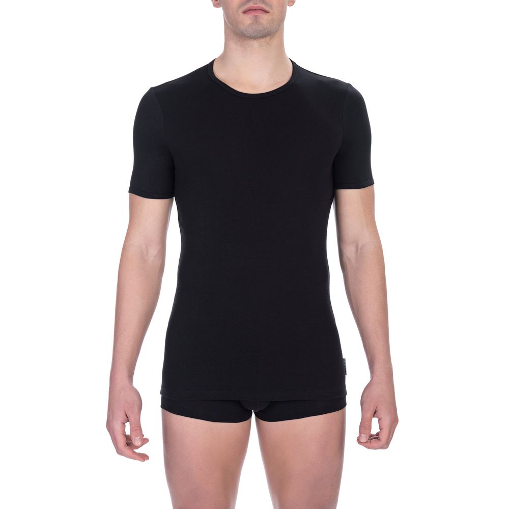 Bikkembergs Black Cotton Men's T-Shirt Bikkembergs