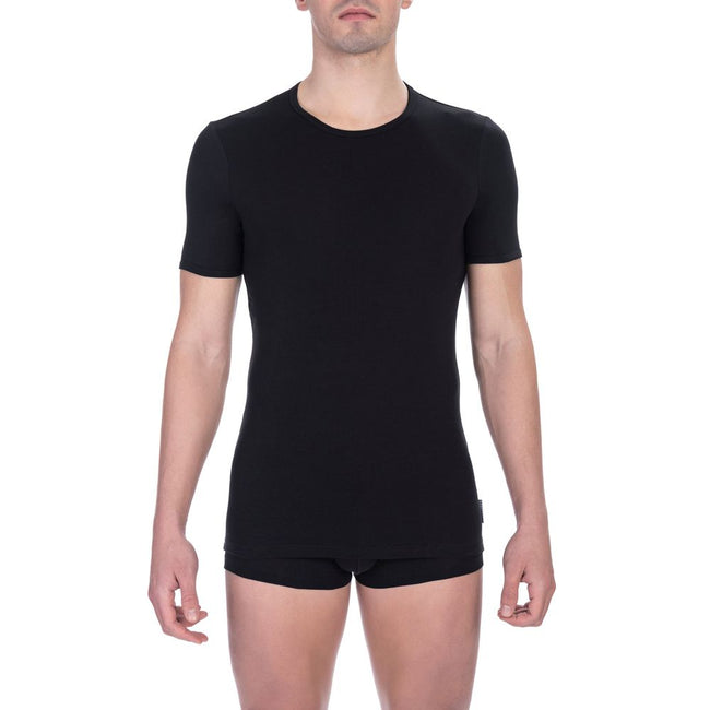 Bikkembergs Black Cotton Men's T-Shirt Bikkembergs