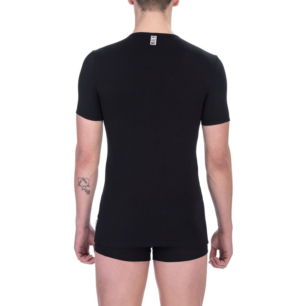 Bikkembergs Black Cotton Men's T-Shirt Bikkembergs