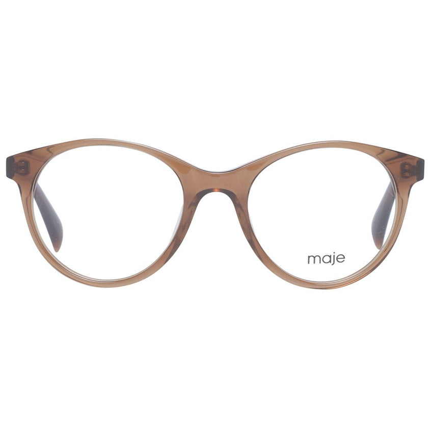 Maje Brown Plastic Glasses (Frames) Maje