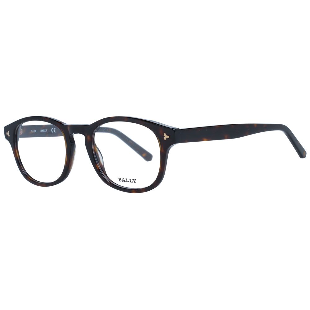 Bally Brown Men Glasses Frame Bally