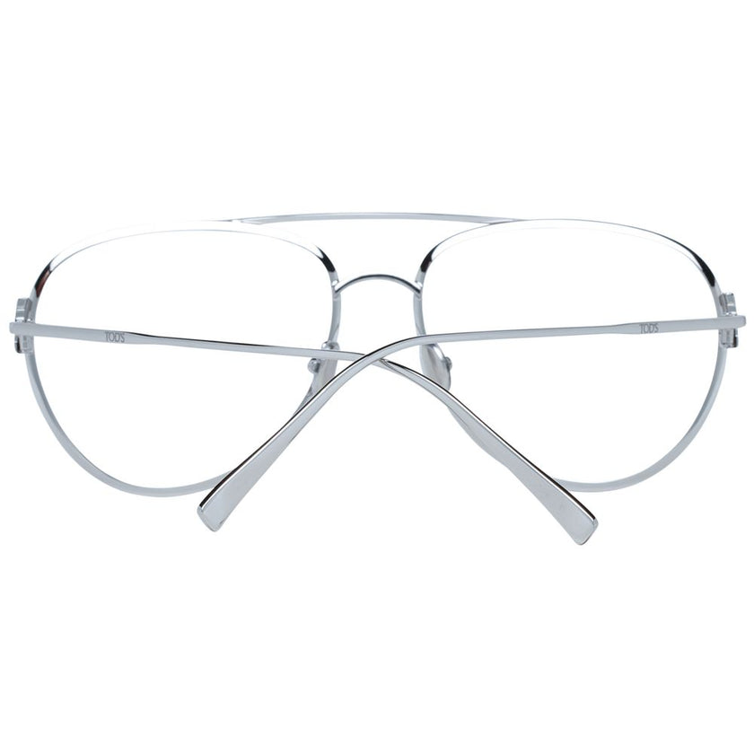 Tod's Silver Metal Glasses (Frames) Tod's