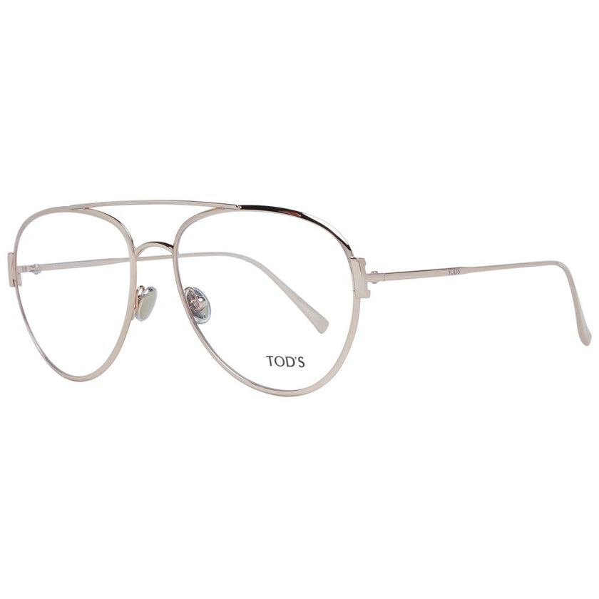 Tod's Gold Metal Glasses (Frames) Tod's