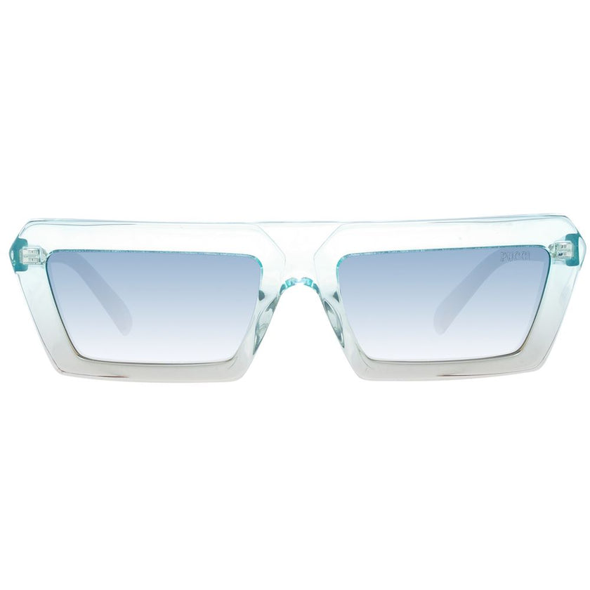 Emilio Pucci Turquoise Plastic Sunglasses Emilio Pucci