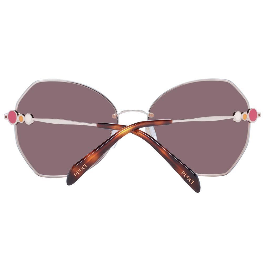 Emilio Pucci Rose Gold Women Sunglass Emilio Pucci
