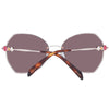 Emilio Pucci Rose Gold Women Sunglass Emilio Pucci